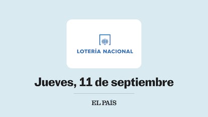 Lotería Nacional jueves 11 septiembre 2025