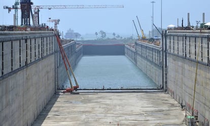 Vista del Canal de Panamá