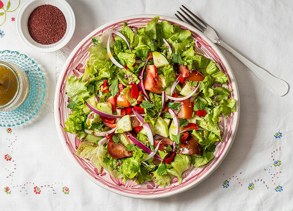  la ensalada fresca y especiada