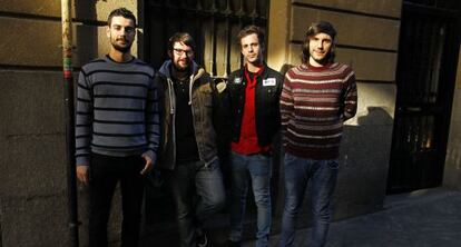 Los componentes del grupo Toundra.