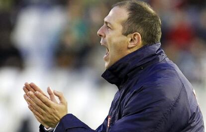 El exentrenador del Racing de Santander, Juanjo González