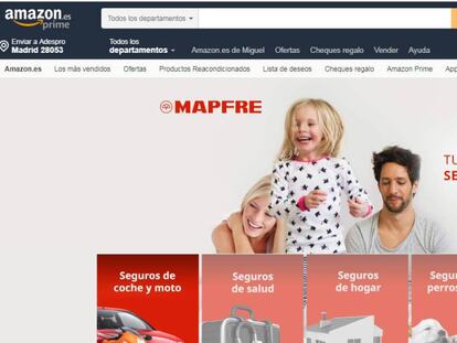 Mapfre se alía con Amazon para promocionar seguros en su web
