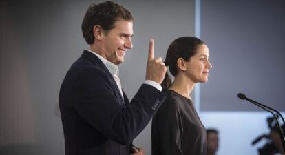 Albert Rivera e Inés Arrimadas, en una imagen de archivo.