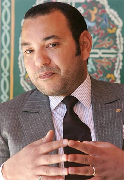 Mohamed VI, en su residencia de Ouarzazate.