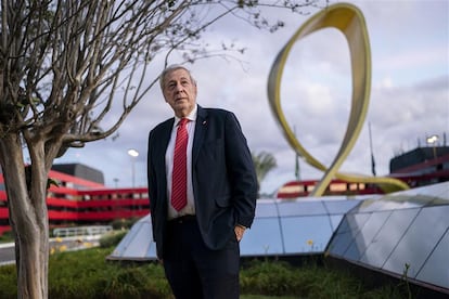 El canciller chileno Alberto Van Klaveren, en Brasilia, el 23 de abril 2025.