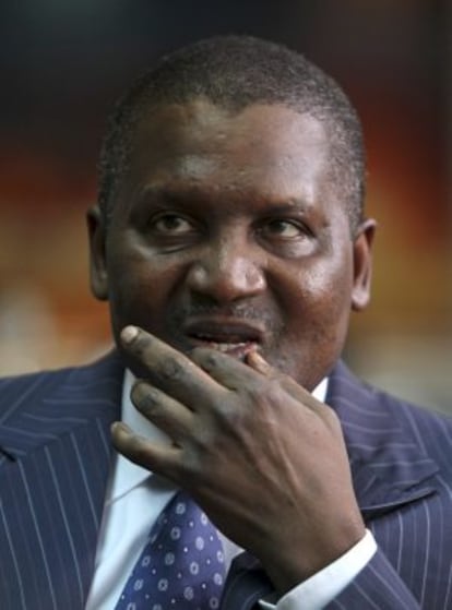 Aliko Dangote, o homem mais rico da África, em imagem de 2013.