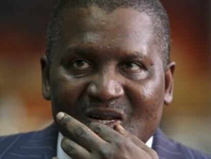 Aliko Dangote, o homem mais rico da África, em imagem de 2013.