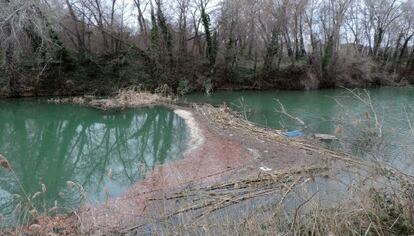 El río Tajo a su paso por Aranjuez.