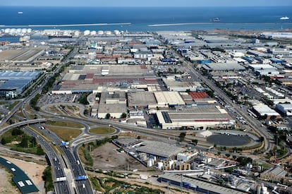 La Zona Franca de Barcelona, donde se encuentra la planta de Nissan.