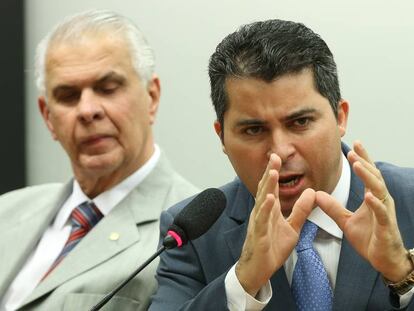 Marcos Rog&eacute;rio durante entrevista.