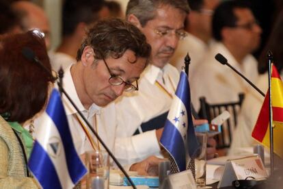 El secretario de Estado de Cultura de España, José María Lasalle, en la Cumbre Iberoamericana de Ministros de Cultura.