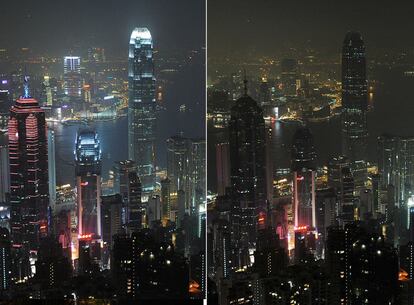 Hong Kong a oscuras