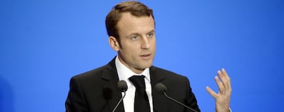 El ministro franc&eacute;s de Econom&iacute;a, Emmanuel Macron. 