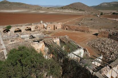 Estado actual del cortijo del Fraile, en Níjar. 