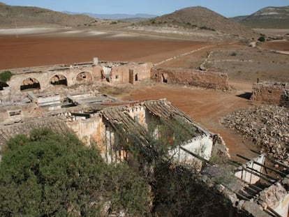 Estado actual del cortijo del Fraile, en Níjar. 