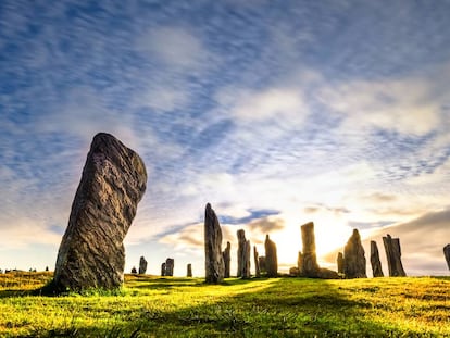 Las Piedras de Callanish, en la isla de Lewis (Escocia).