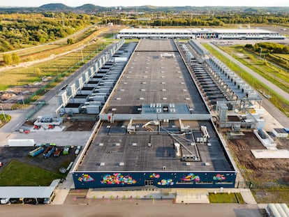 Google data center in Saint-Ghislain, Belgium