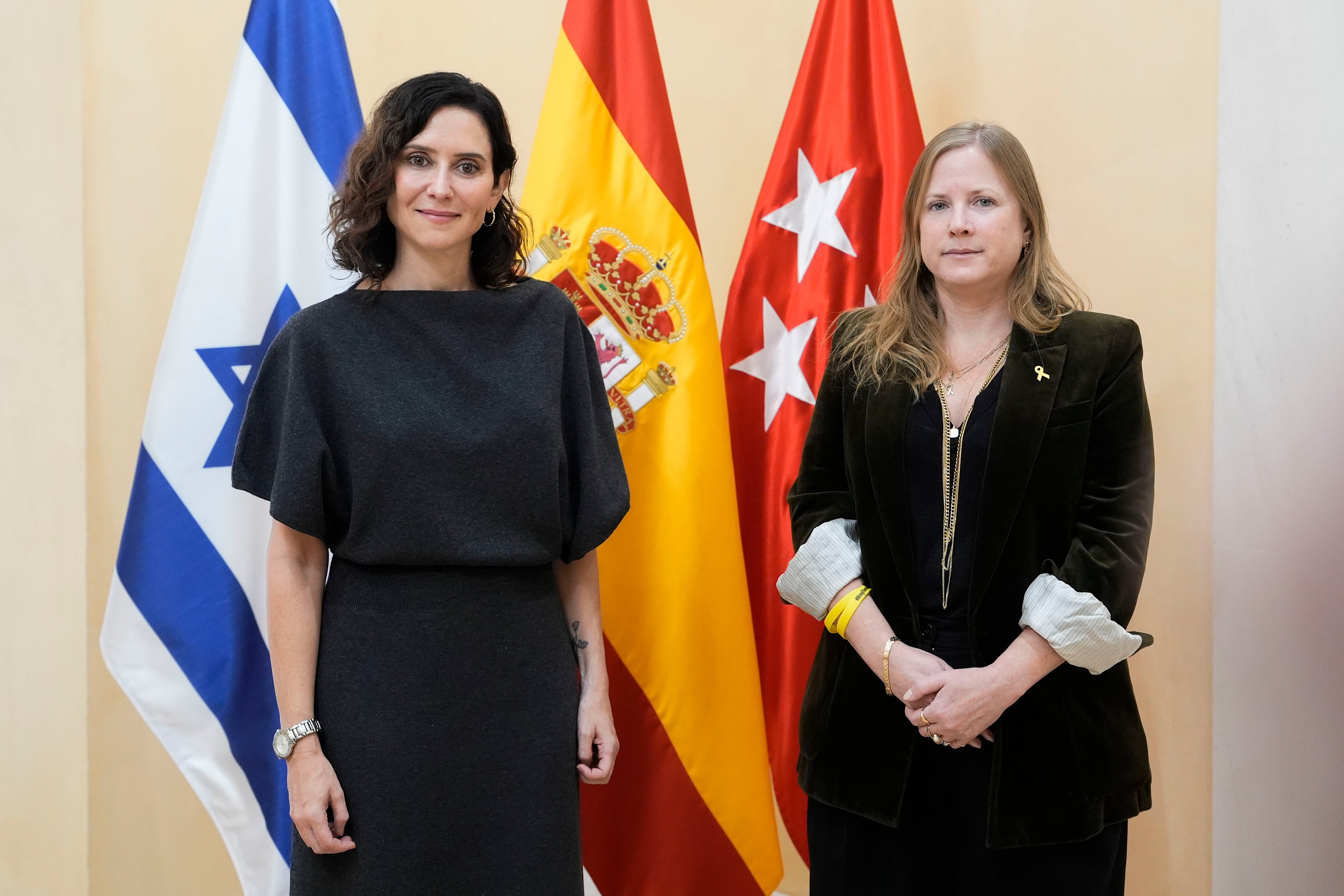 Ayuso defiende a Israel antes de reunirse con la encargada de negocios de ese país: “España lo pagará durante muchos años”