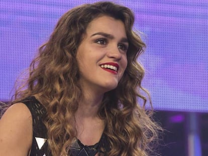 La cantante Amaia Romero durante el programa Operaci&oacute;n Triunfo.