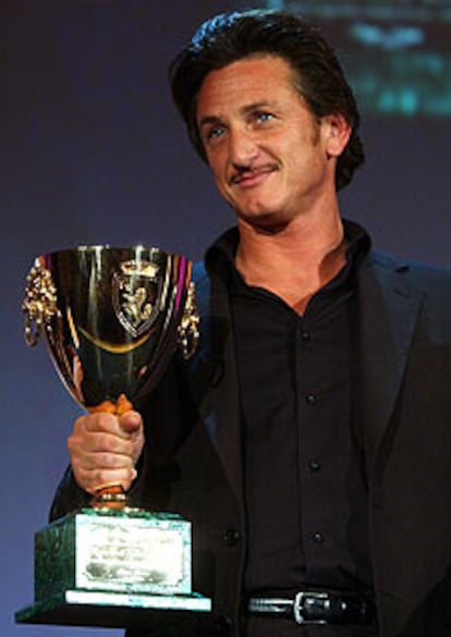 Sean Penn, premiado en la Mostra de Venecia.