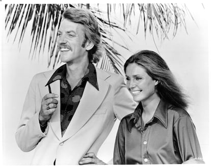 Donald Sutherland y Jennifer O'Neill en una escena de la película 'Fría como un diamante', de 1973.