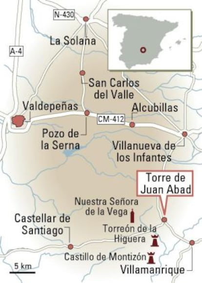 The area around Torre de Juan Abad may be rich with rare earth minerals.