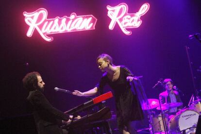 Russian Red, durante su concierto de anoche.
