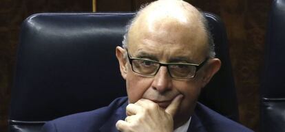 El ministro de Hacienda y Administraciones P&uacute;blicas, Crist&oacute;bal Montoro.