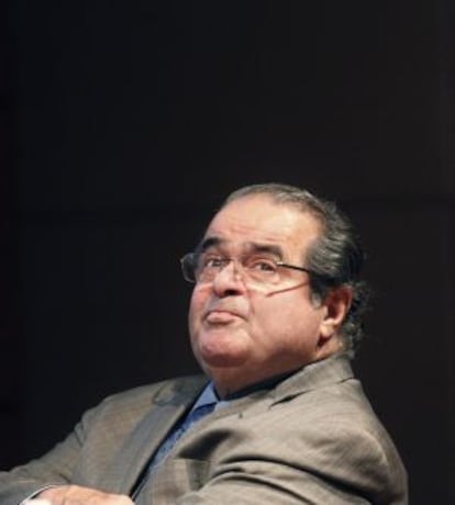 Foto de archivo del juez Scalia durante una charla en Chicago el pasado mes de octubre.