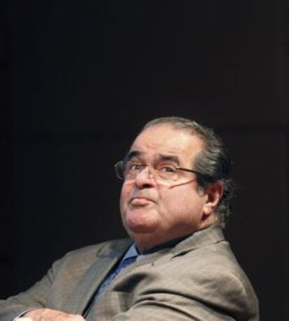 Foto de archivo del juez Scalia durante una charla en Chicago el pasado mes de octubre.