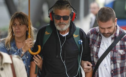 Francisco, a su llegada el miércoles a Madrid.