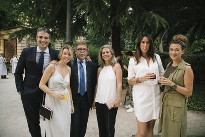 Cristiano Badoch, Elena Gea, de Certina, José Luis Calvo, de PBS, Ana de Diego, de Hamilton, Inés Armendáriz, de PBS, y Alizee Huitorel, de Calvin Klein.