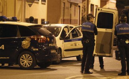 Imagen del vehículo tiroteado en Salamanca