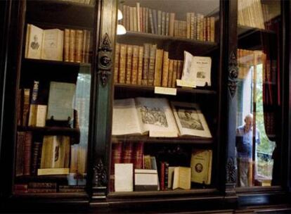 Biblioteca del Museo Turguéniev, en Bougival (Francia).