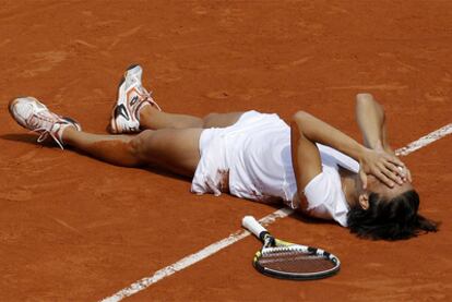 Schiavone celebra el triunfo