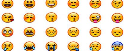 Ejemplo de emoticonos de &#039;Whatsapp&quot;. 