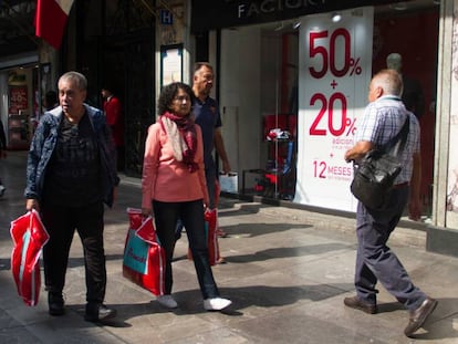 Rua comercial na Cidade do México, na última sexta-feira.