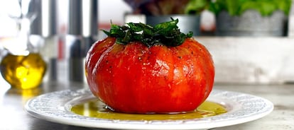 Solomillo de tomate macerado