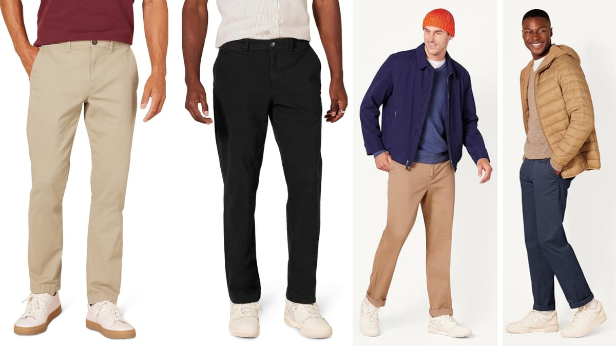 Pantalones tipo chinos. 