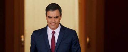 El presidente del Gobierno en funciones, Pedro Sánchez.