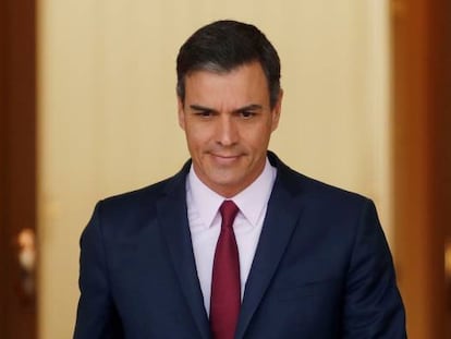 El presidente del Gobierno en funciones, Pedro Sánchez.