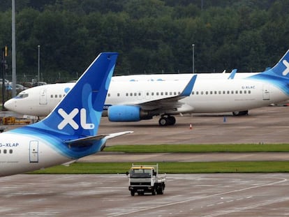 Aviones de la compañía XL Airways.