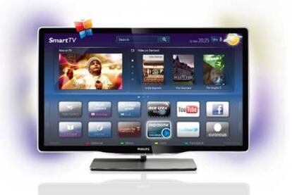 La etiqueta Smart TV garantiza la conexión a la Red.