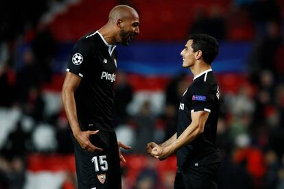 N'Zonzi felicita a Ben Yedder.