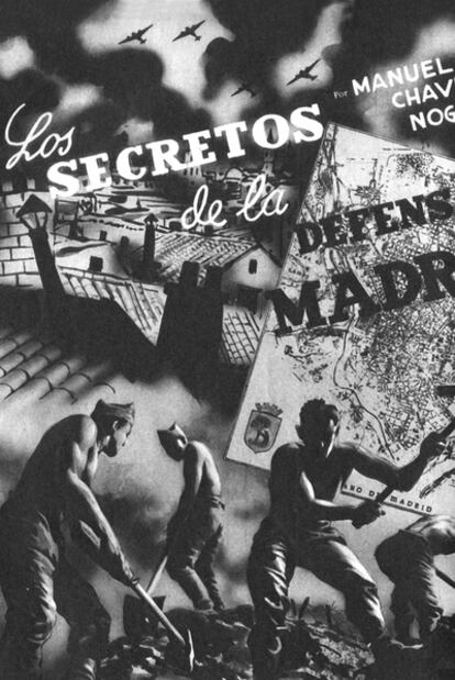 Dibujo de <i>Los secretos de la defensa de Madrid,</i> reportaje publicado en la revista mexicana <i>Sucesos para todos. </i>
Chaves Nogales, con Niceto Alcalá Zamora en 1931.