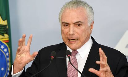 Michel Temer, presidente de Brasil