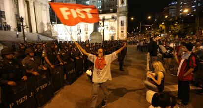 Manifestaci&oacute;n en R&iacute;o de Janeiro.  