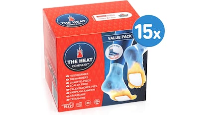 Pack de parches de calor para los pies de The Heat Company