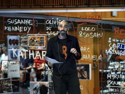 Juan Carlos Martel, director del Lliure, al presentar la programación a inicio de temporada.