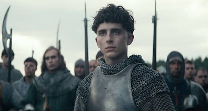 Timothée Chalamet, en 'The King'.